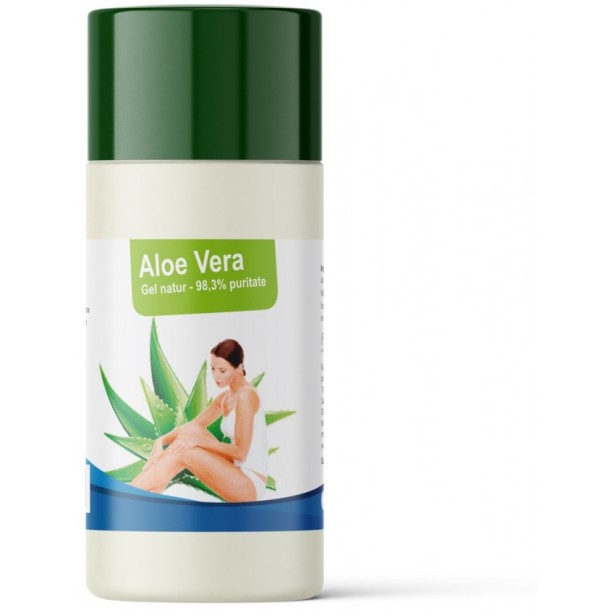 Aloe vera gel natur pentru piele, puritate 98.3%