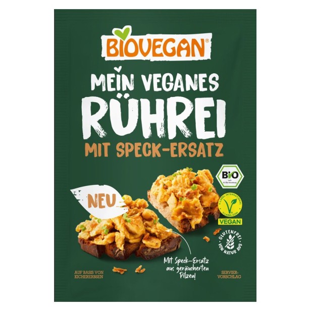 Alternativa bio la omleta vegana cu inlocuitor de bacon, 50g