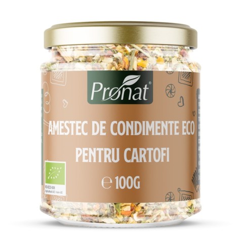 Pronat Glass Pack, Amestec de condimente bio pentru cartofi, 100g, biomag.ro