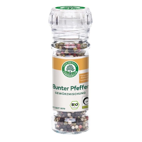 Amestec de piper boabe in rasnita de sticla - 45 g