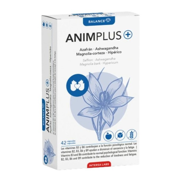 Animplus- capsule cu ashwagandha si vitamine, 42 capsule, 22,05g intersa