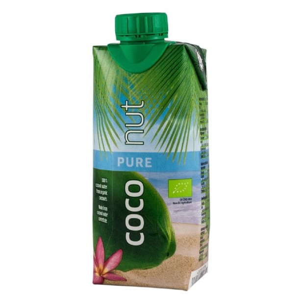 Apa bio de cocos, 330ml aqua verde