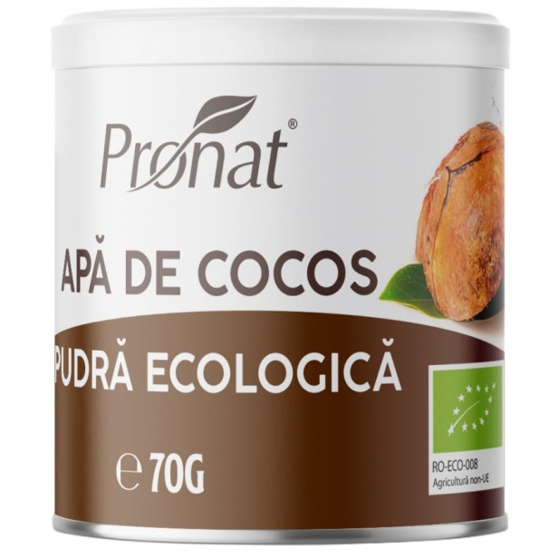Apa de cocos bio, pudra 70g