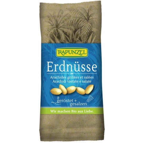 Nuci si alune bio, Arahide bio prajite si sarate  - 75 g, biomag.ro