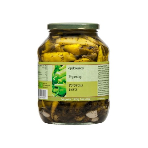 Epikouros, Ardei bio in ulei cu mirodenii, 1.47kg, biomag.ro