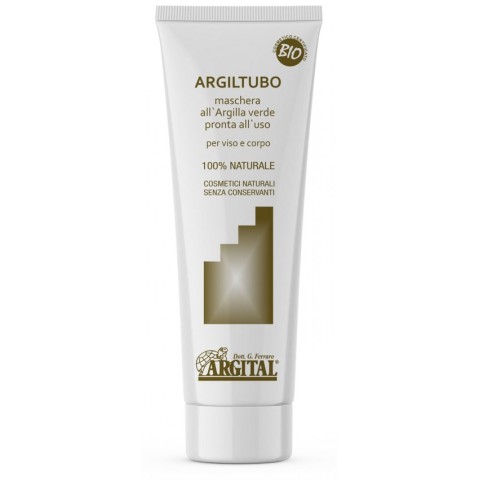 Cosmetice pentru fata, Argiltubo argila verde preparata, 250ml, biomag.ro