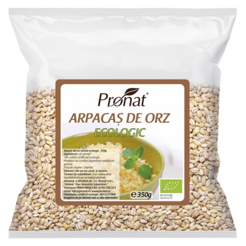 Hrana sanatoasa, Arpacas de orz bio, 350g, biomag.ro