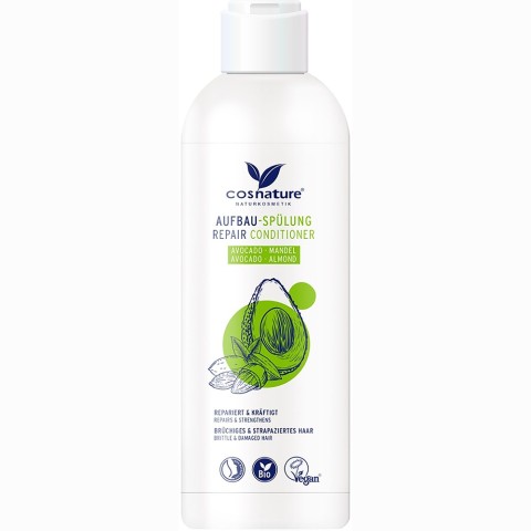 Cosnature, Balsam de par pentru regenerare si intarire cu avocado si migdale - 250 ml, biomag.ro