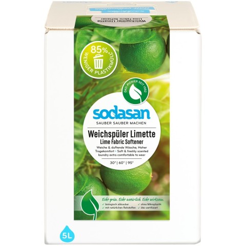 Sodasan, Balsam de rufe cu lime bag-in-box - 5 l, biomag.ro