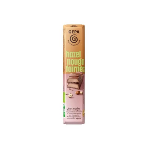 GEPA The Fair Trade Company, Baton de ciocolata bio si fairtrade praline noisette, 37.5g, biomag.ro