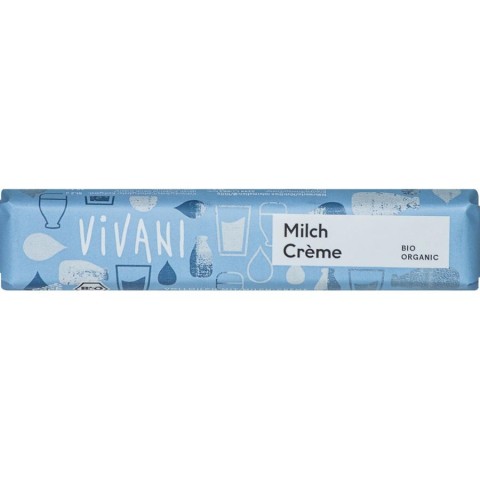 Vivani, Baton de ciocolata cu crema de lapte - 40 g, biomag.ro