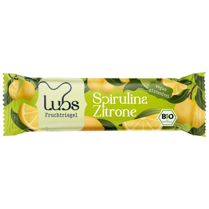 Baton de fructe cu lamaie bio sicu spirulina fara gluten - 40 g  - Biomag.ro