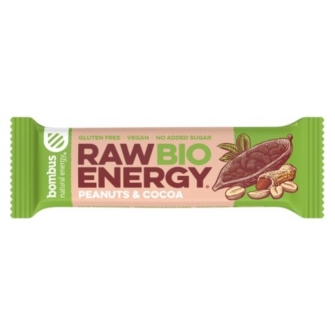 Pagina 3 Snacksuri, Baton energizant bio, raw energy, cu arahide si cacao 50g, biomag.ro