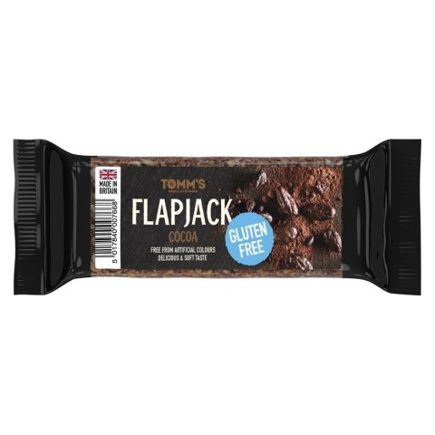 Pagina 3 Snacksuri, Baton energizant flapjack tomm's, cu cacao, fara gluten 100g, biomag.ro