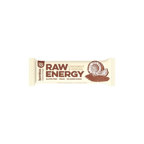 Pagina 3 Snacksuri, Baton energizant raw energy cu nuca de cocos si cacao, 50g, biomag.ro
