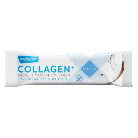 MAXSPORT, Baton proteic cu colagen+ si cocos, 40g max sport, biomag.ro