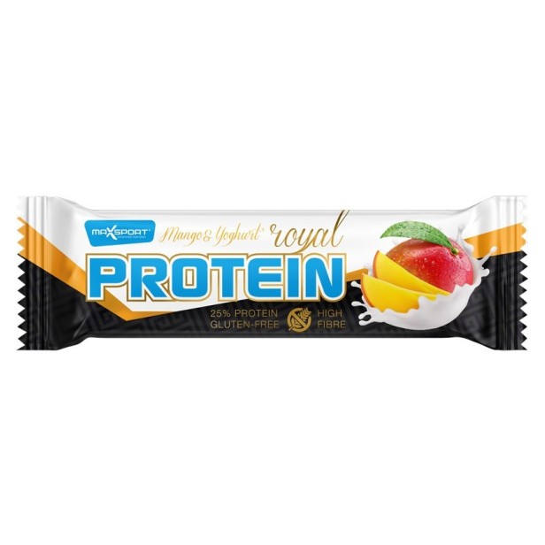 Baton proteic cu mango si glazura de iaurt, 60g max sport