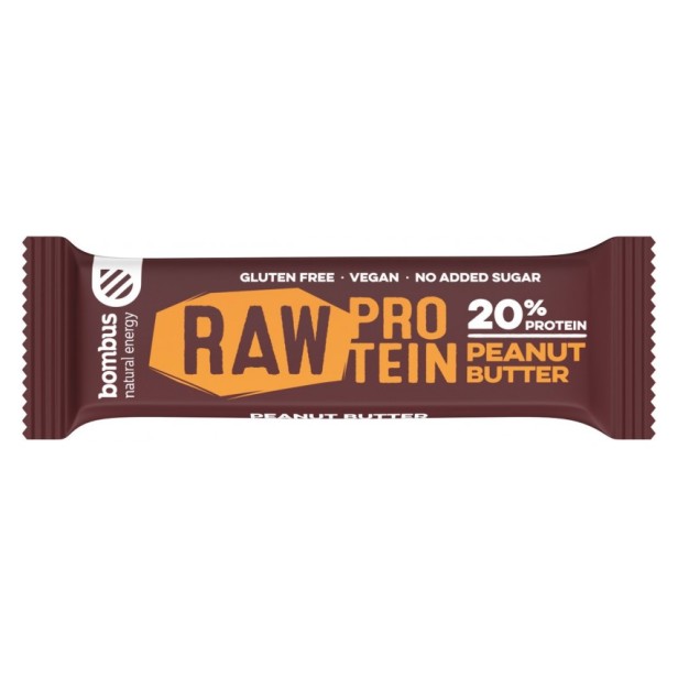 Baton proteic cu unt de arahide, 20% proteine, 50g