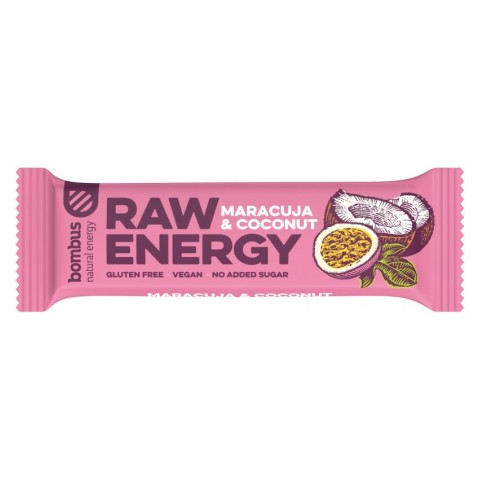 Pagina 2 Snacksuri, Baton proteic raw energy cu maracuja si nuca de cocos, 50g, biomag.ro