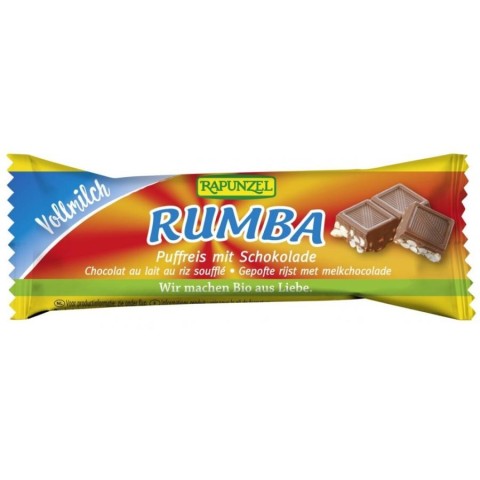 Dulciuri bio, Rumba baton de orez bio - 21 g, biomag.ro