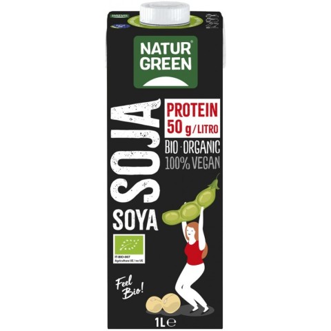 Bauturi vegetale, Bautura bio vegetala de soia, protein, 1l natur, biomag.ro