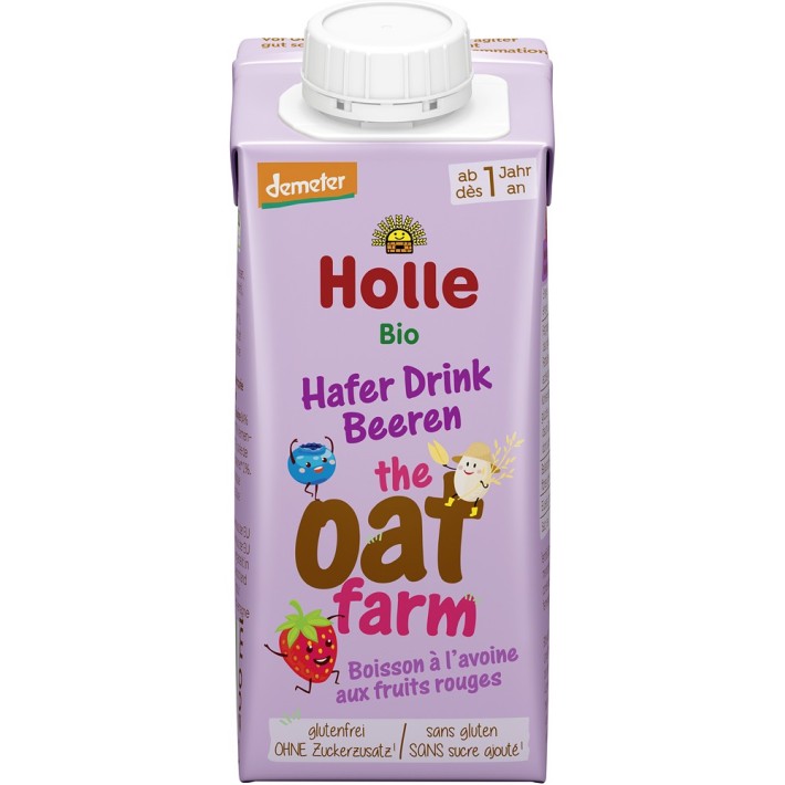 Bautura bio din ovaz cu fructe pentru copii fara gluten  1 an - 200 ml  - Biomag.ro