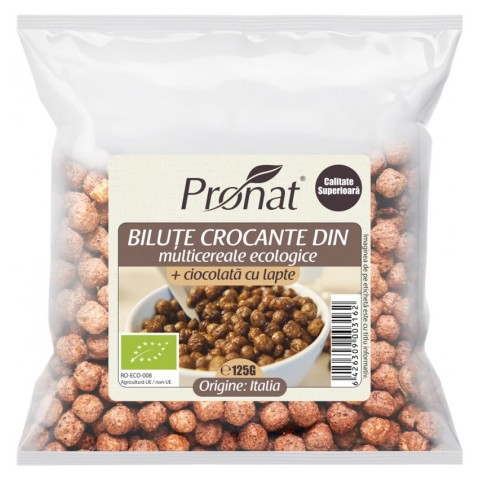 Pagina 3 Cereale bio, Bilute crocante din multicereale bio + ciocolata cu lapte, 125g, biomag.ro