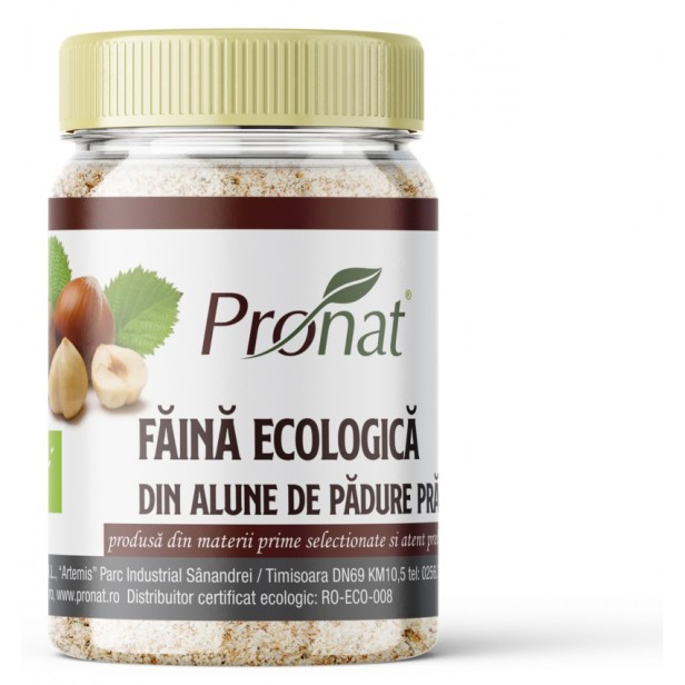 Bio faina de alune prajite, 100g
