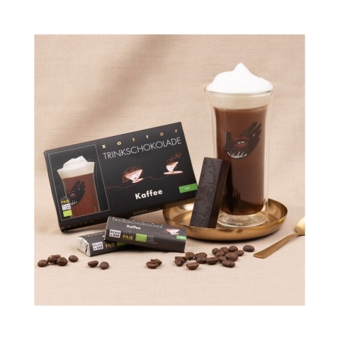 ZOTTER CHOCOLATE, Bio + fair baton de ciocolata calda caffee, 22g, biomag.ro