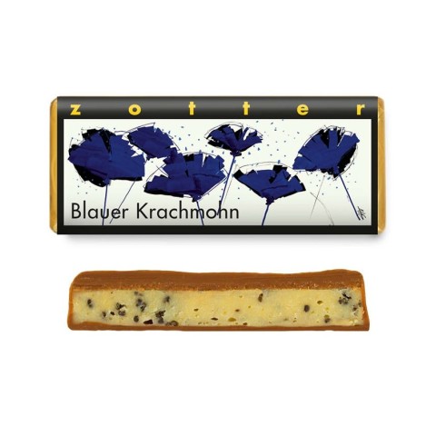 Ciocolata bio, Bio + fair ciocolata cu lapte si mac, 70g, biomag.ro