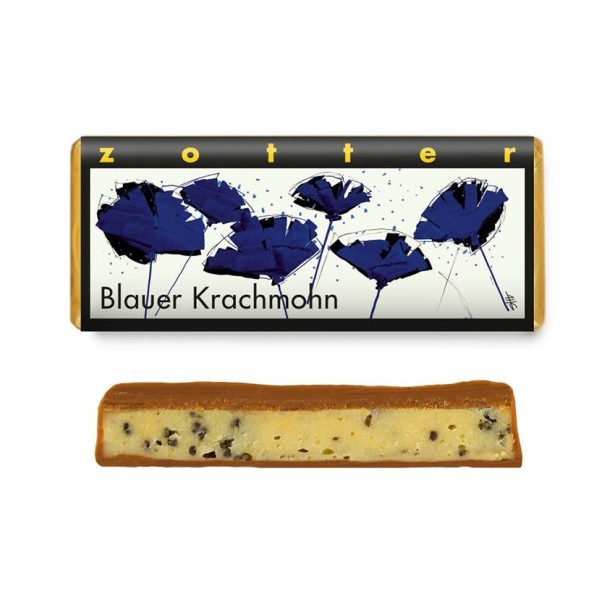 Bio + fair ciocolata cu lapte si mac, 70g