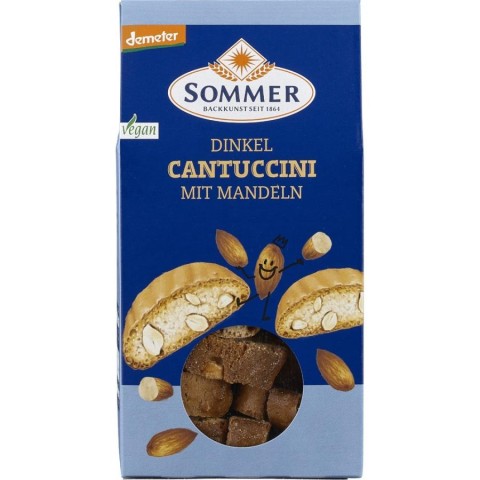 Pagina 3 Traieste sanatos, Biscuiti cantuccini bio din spelta cu migdale vegani - 150 g, biomag.ro