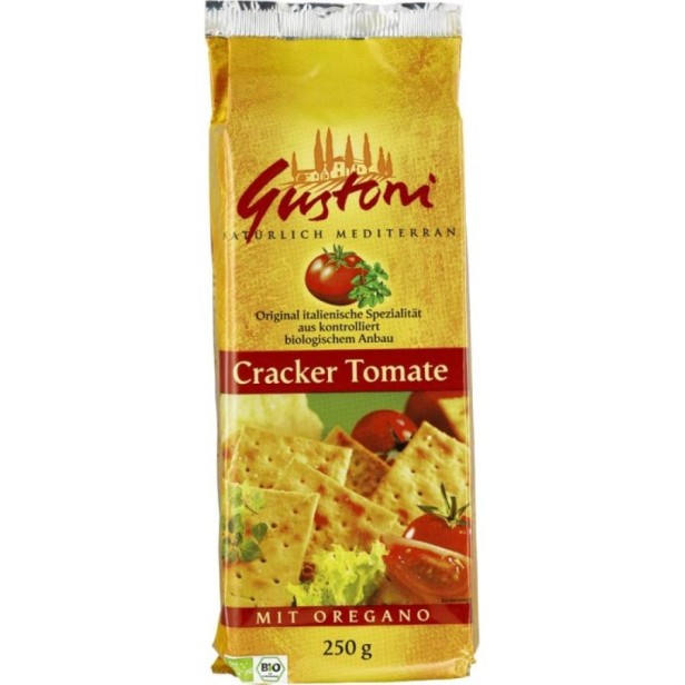 Biscuiti crocanti cu tomate si oregano - 250 g