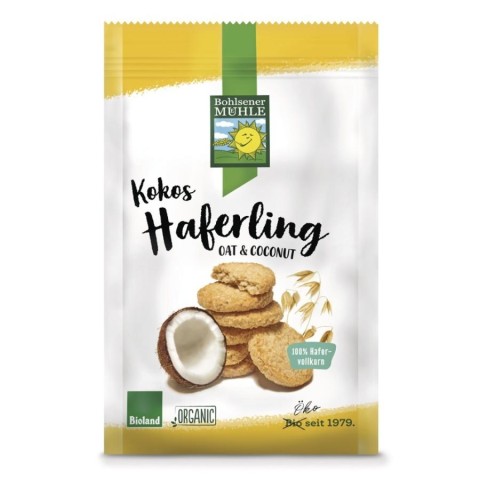 Pagina 2 Snacksuri, Biscuiti bio din ovaz si cocos - 125 g, biomag.ro