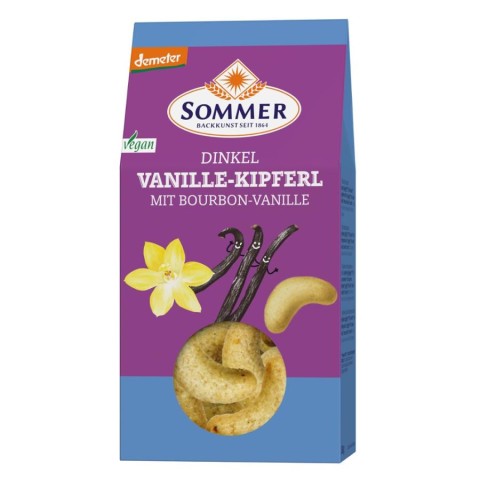 Biscuiti vegani, Biscuiti bio vegani cu spelta si vanilie demeter - 150 g, biomag.ro