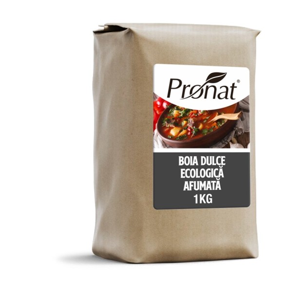 Boia de ardei dulce bio, afumata, 1kg