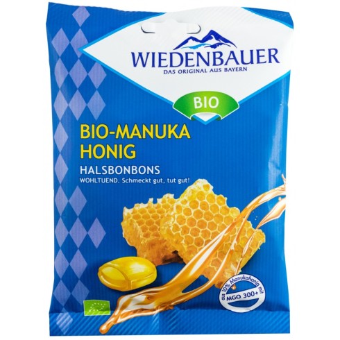 Bomboane bio cu miere de manuka 60 g