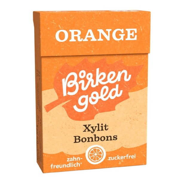 Bomboane cu xylitol si portocale 30g