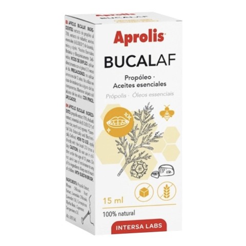 Intersa Labs - Aprolis, Bucal-af, igienizant bucal cu extract de propolis, 15ml, biomag.ro