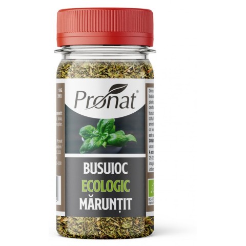 Condimente naturale, Busuioc bio maruntit, 18g, biomag.ro