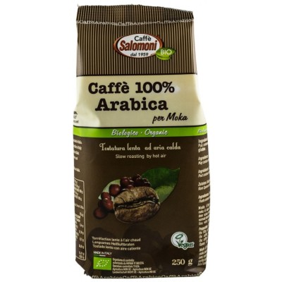 Cafea bio 100% arabica, 250g salomoni cafe