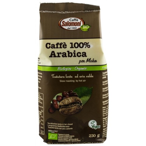 Cafea BIO si inlocuitori, Cafea bio 100% arabica, 250g salomoni cafe, biomag.ro