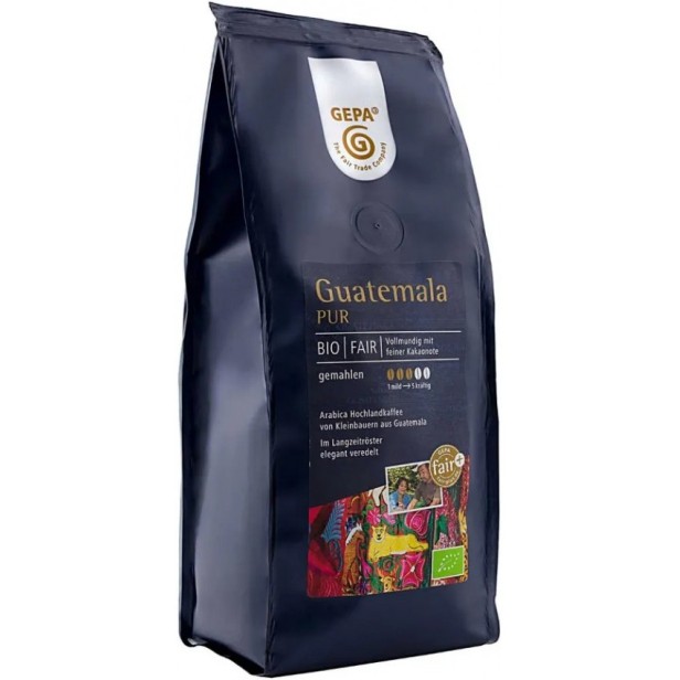 Cafea bio macinata guatemala pur, 250g