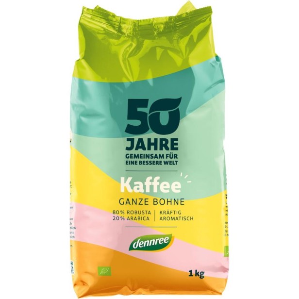 Cafea boabe arabica si robusta - 1 kg