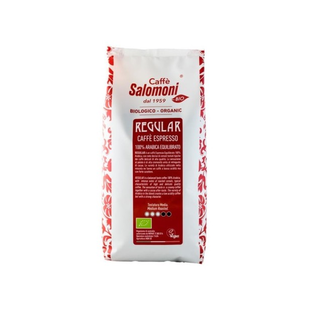 Cafea boabe bio espresso 100% arabica gourmet regular 1kg salomoni cafe