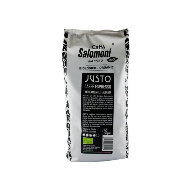 Cafea boabe bio italian espresso 1kg salomoni cafe