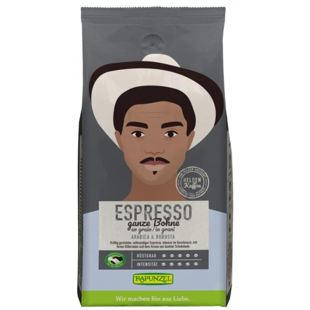 Cafea ecologica gusto espresso boabe  - 250 g
