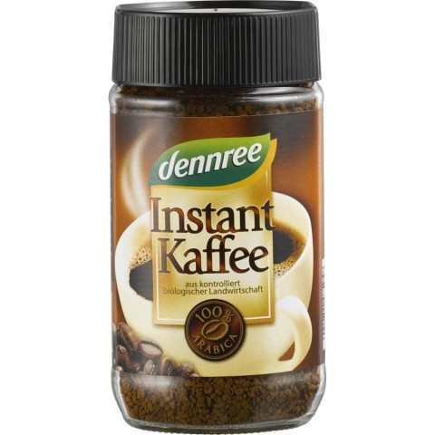 Dennree, Cafea bio instant - 100 g, biomag.ro