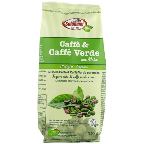 Cafea BIO si inlocuitori, Cafea si cafea verde bio 250g salomoni cafe, biomag.ro
