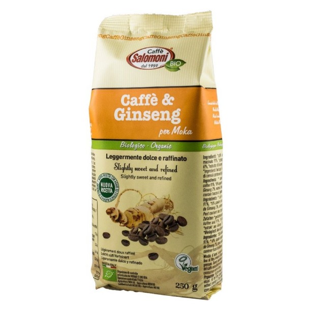 Cafea si ginseng bio 250g salomoni cafe